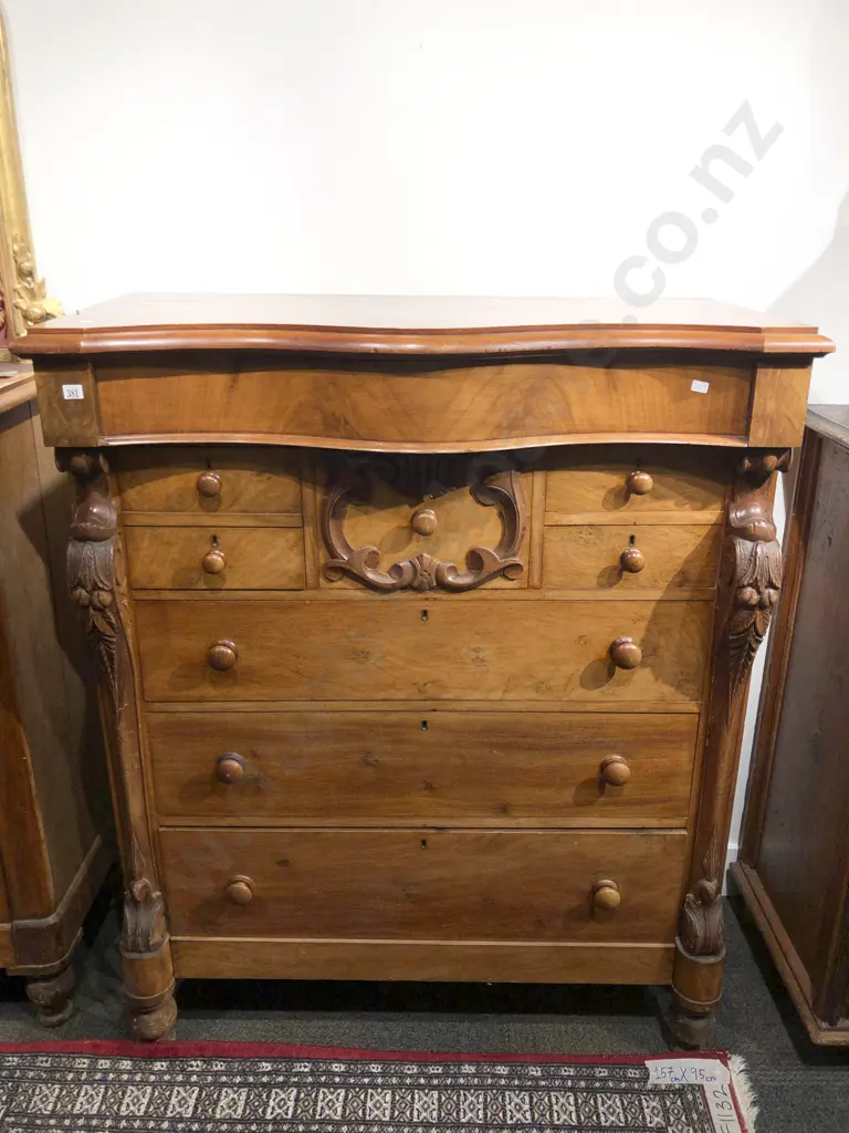 C19th Australian Serpentine Column Chest Image 1++
