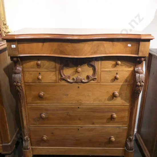 C19th Australian Serpentine Column Chest