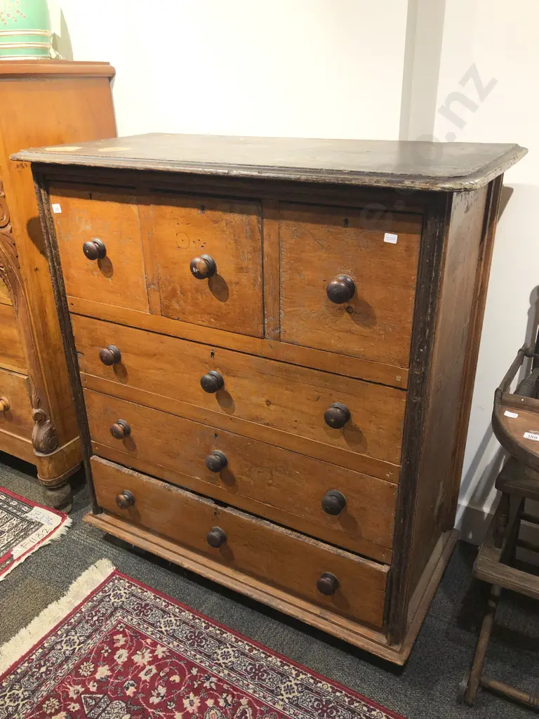 C19th Australian Six Drawer Chest Image 1++
