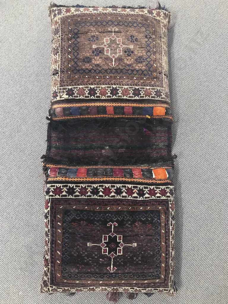 Vintage Woollen Saddle Bag Image 1++