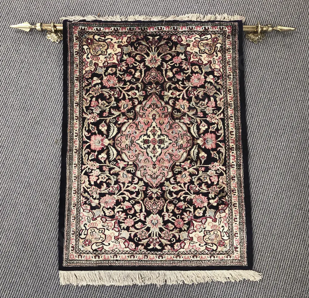 Iranian Qum Silk Mat Image 1++
