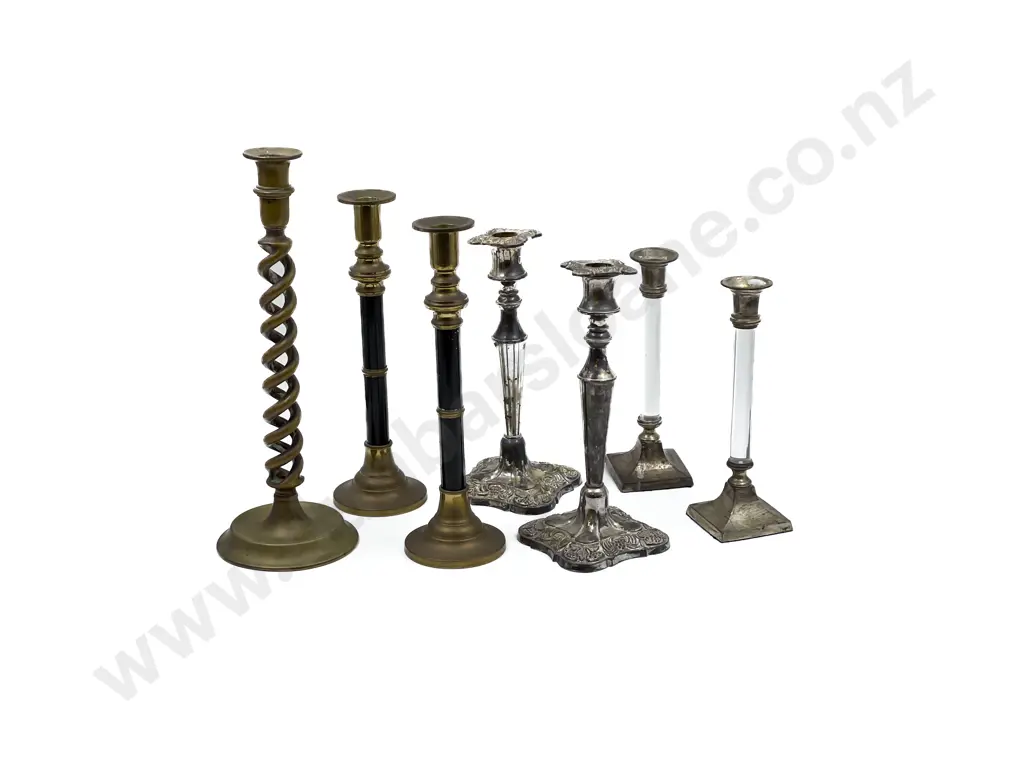 Three Pairs of Candlesticks and Other Image 1++