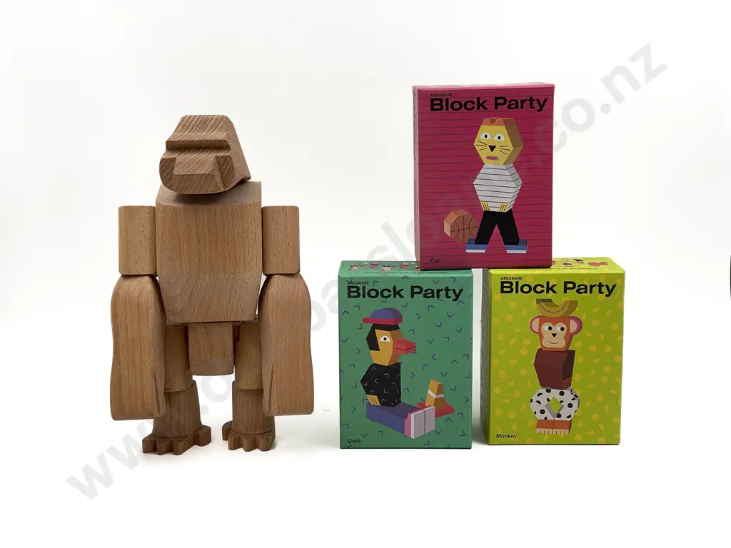 Four Boxed Areaware Children's Toys Image 1++
