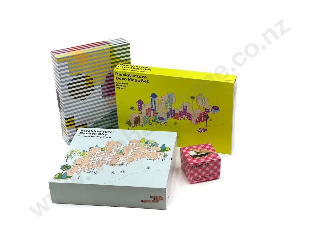 Four Assorted Boxed Areaware Children's Toys Image 1++