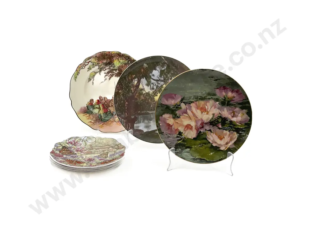 Seven Assorted Plates including RD and RA Image 1++