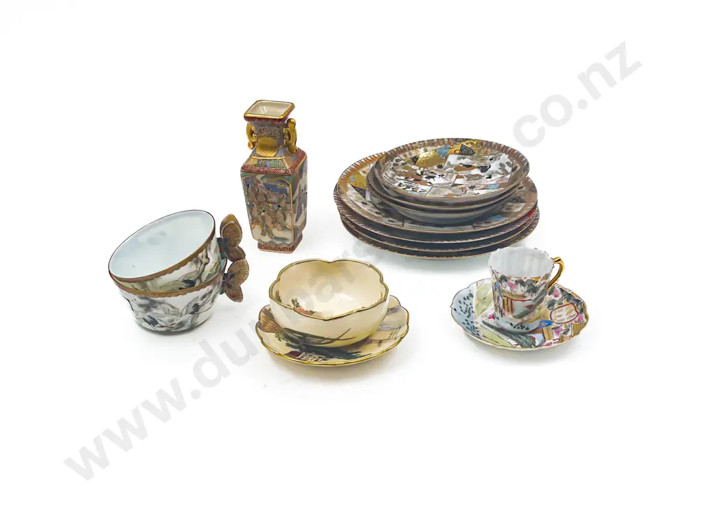 Quantity of Assorted Eggshell China Including Satsuma Image 1++