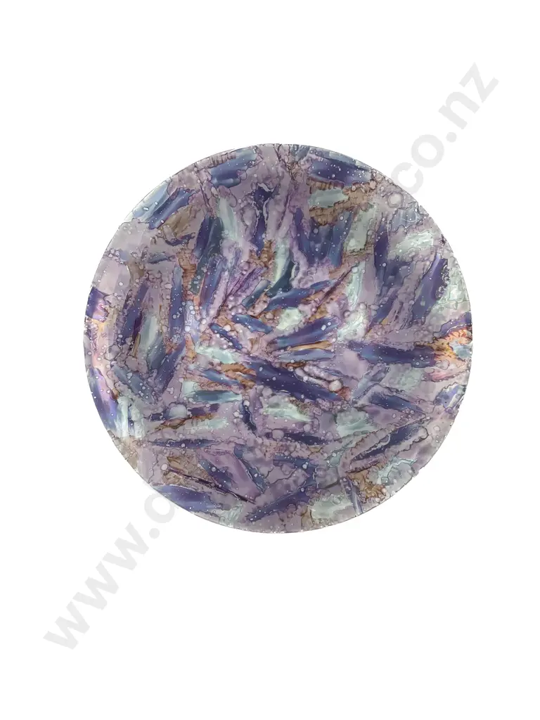 Large Art Glass Charger Image 1++
