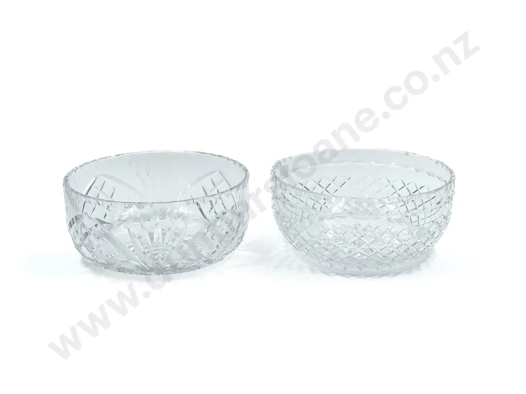 Two Webb Corbett Crystal Bowls Image 1++