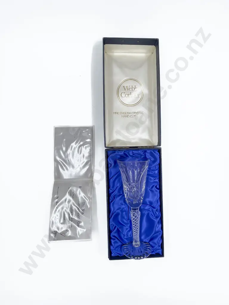 Boxed Webb Corbett Xth British Commonwealth Games Toasting Goblet Image 1++