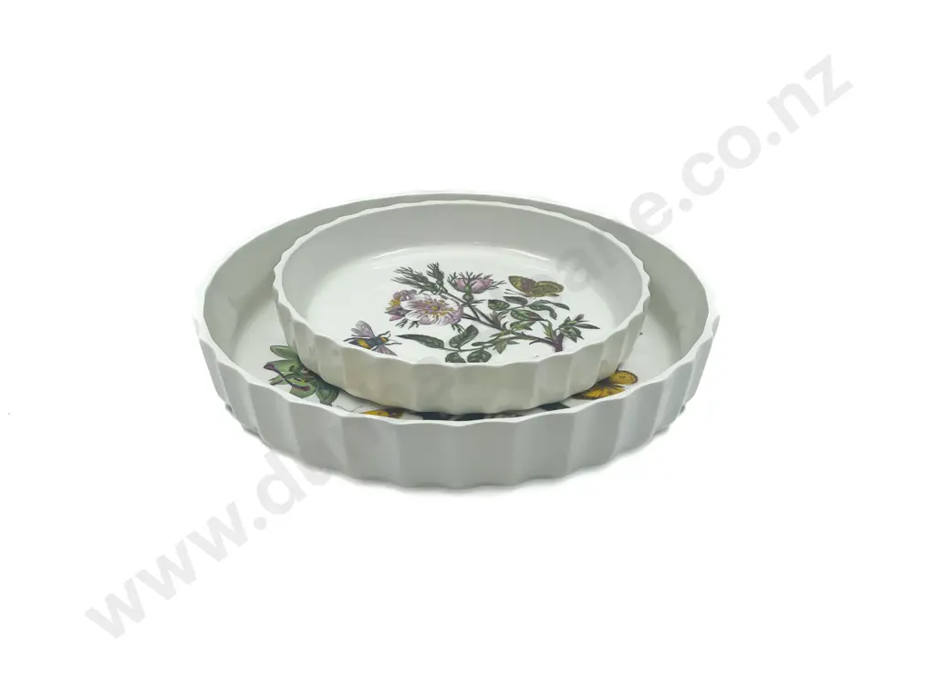 Two Portmerion Quiche Dishes Image 1++