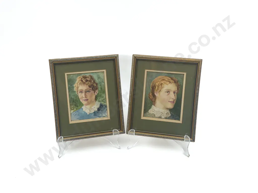 Two Small Framed Portraits Image 1++