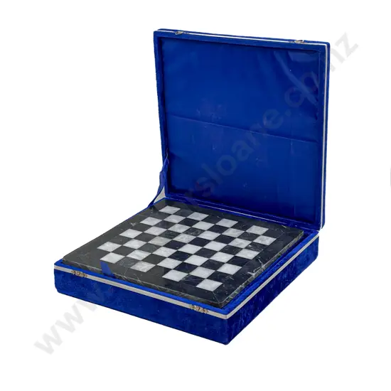Boxed Marble Chess Set