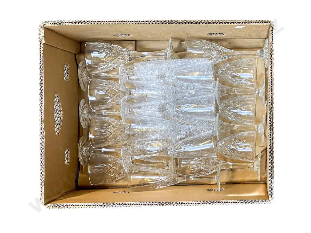 Quantity of Assorted Crystal Long Stemmed Glasses Image 1++