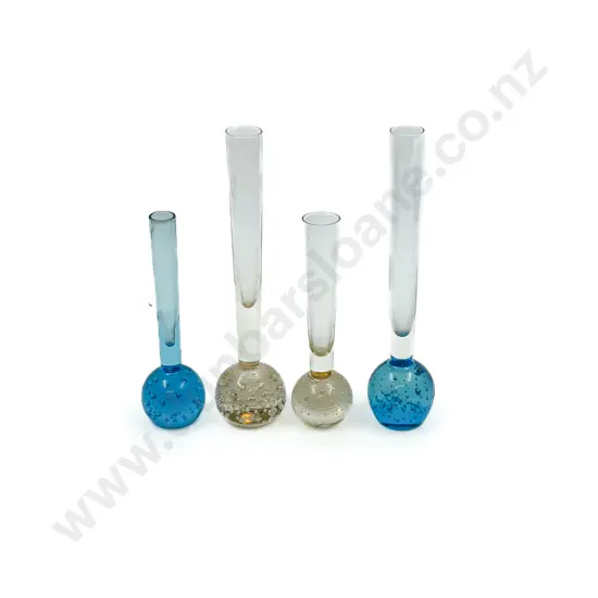 Four Kosta Boda Bullicante Type Bud Vases