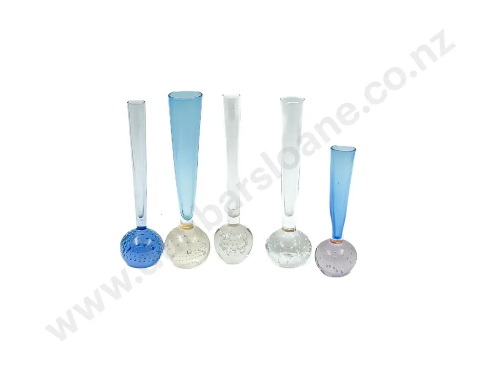 Five Kosta Boda Bullicante Type Bud Vases Image 1++