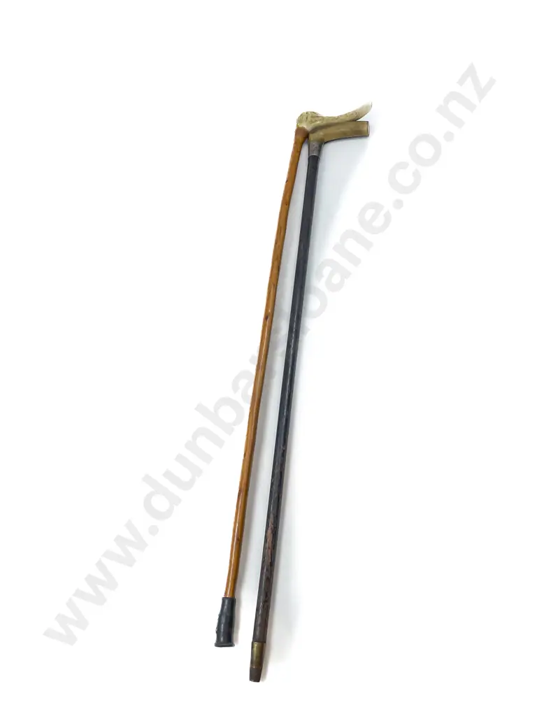 Horn and Antler Handled Walking Sticks Image 1++