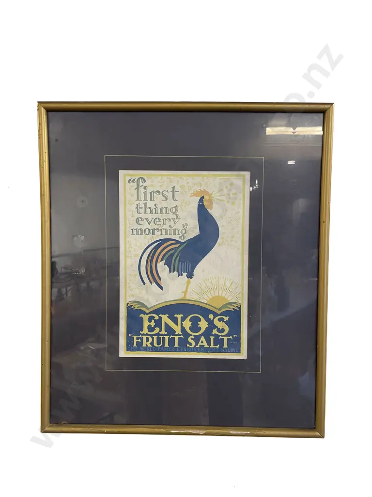 Framed Magazine Advertising "Eno's Fruit Salt" Print Image 1++