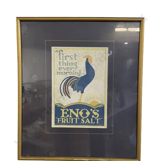 Framed Magazine Advertising "Eno's Fruit Salt" Print