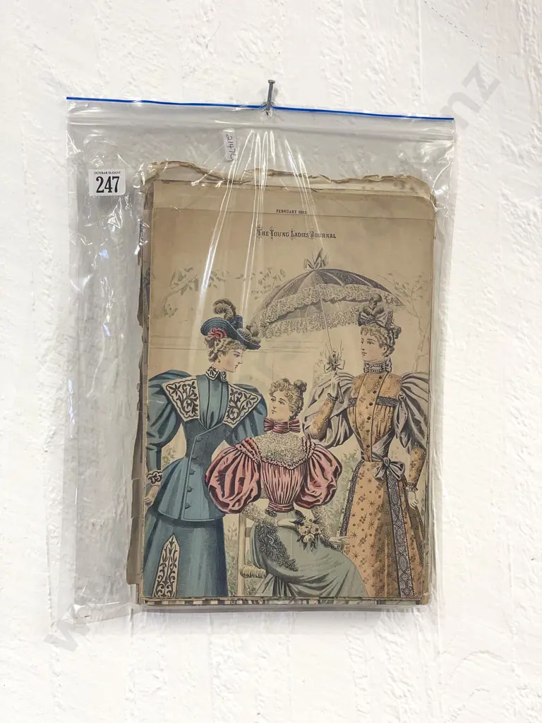 Quantity Victorian Young Ladies Journal Fashion Plate Pullouts Image 1++
