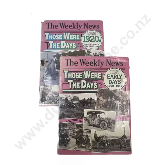 Two Books The Weekly News 1900 to 1920's