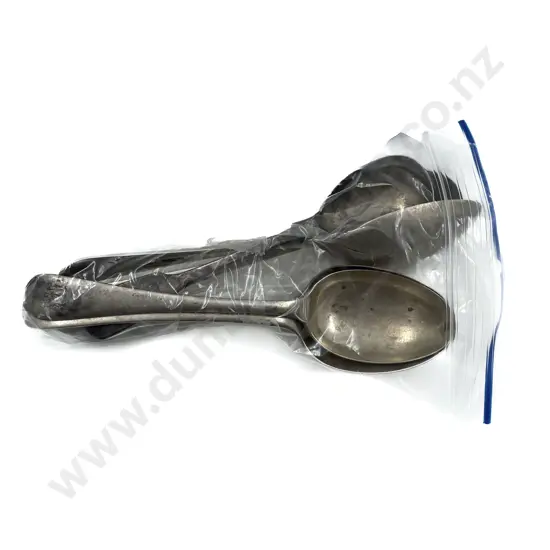 Six Assorted S/S Teaspoons