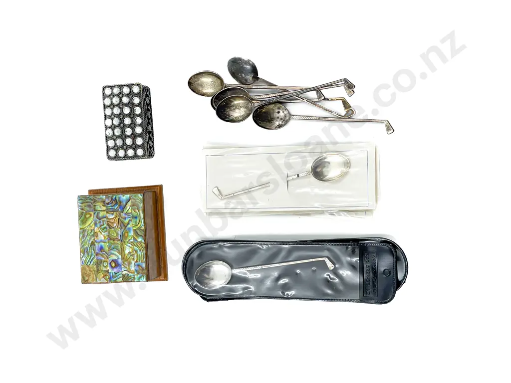 Small Quantity of Assorted including Trinket Boxes and S/S Teaspoons Image 1++