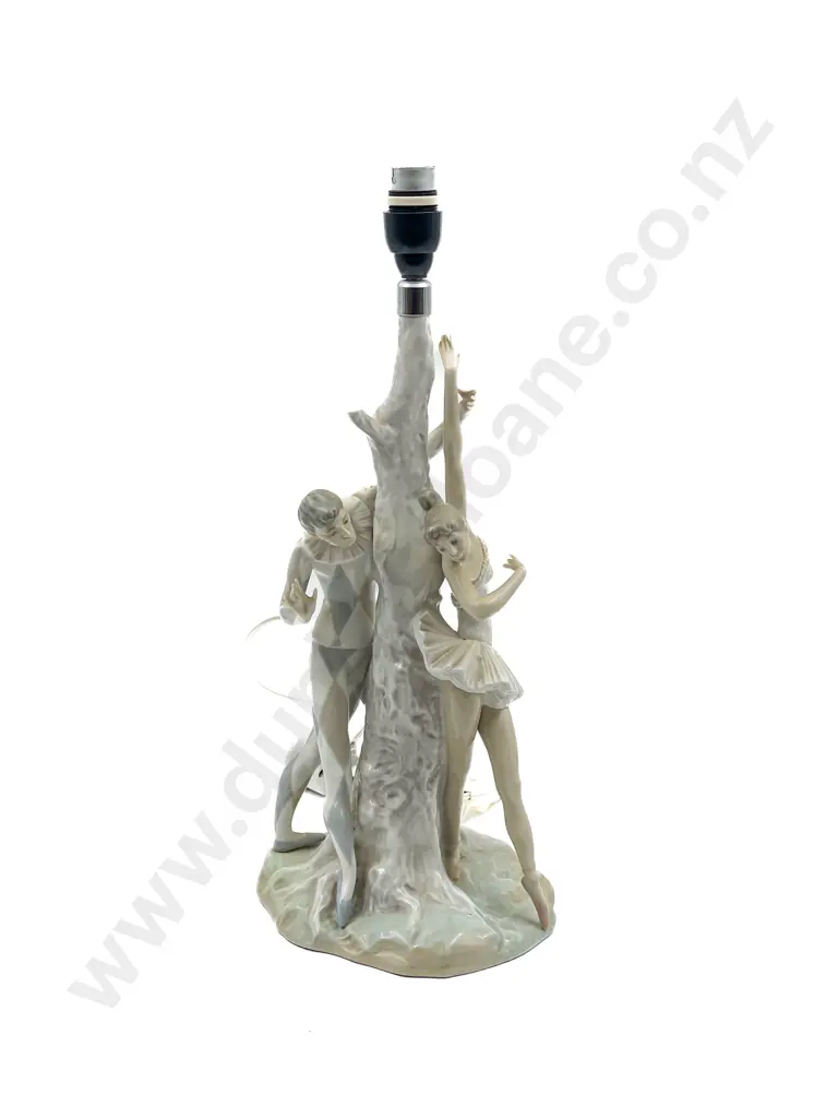 Lladro Figure Group Lamp Image 1++