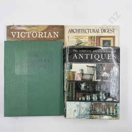Four Assorted Antique Reference Volumes
