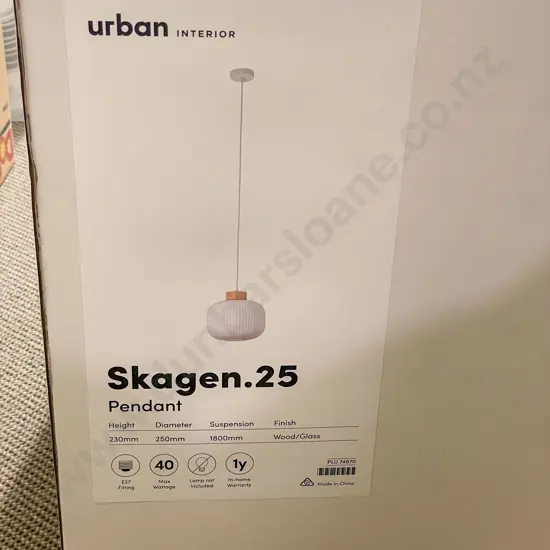 Boxed Urban Interior Pendant Light