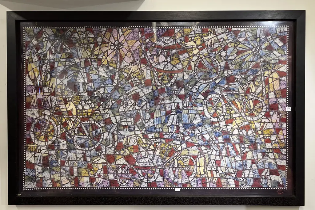 Large Batik Abstract Work Image 1++