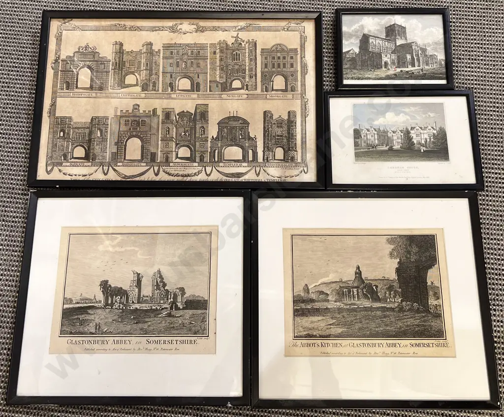 Box of Assorted Framed Prints Image 1++