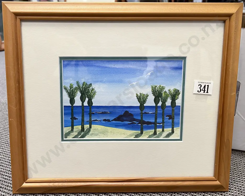 Sheryl Brooker "Nikau Palms" Watercolour Image 1++