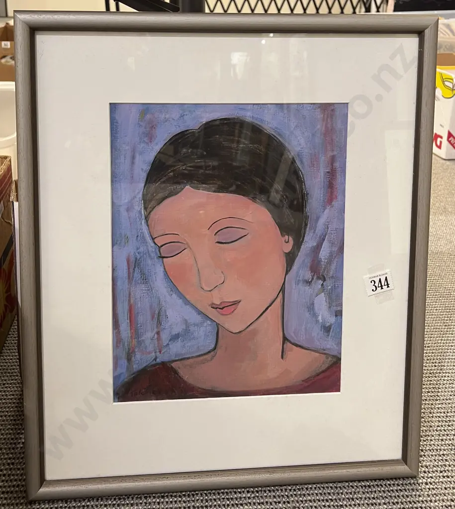 Patricia Tolcher "Contemplation" Acrylic Image 1++