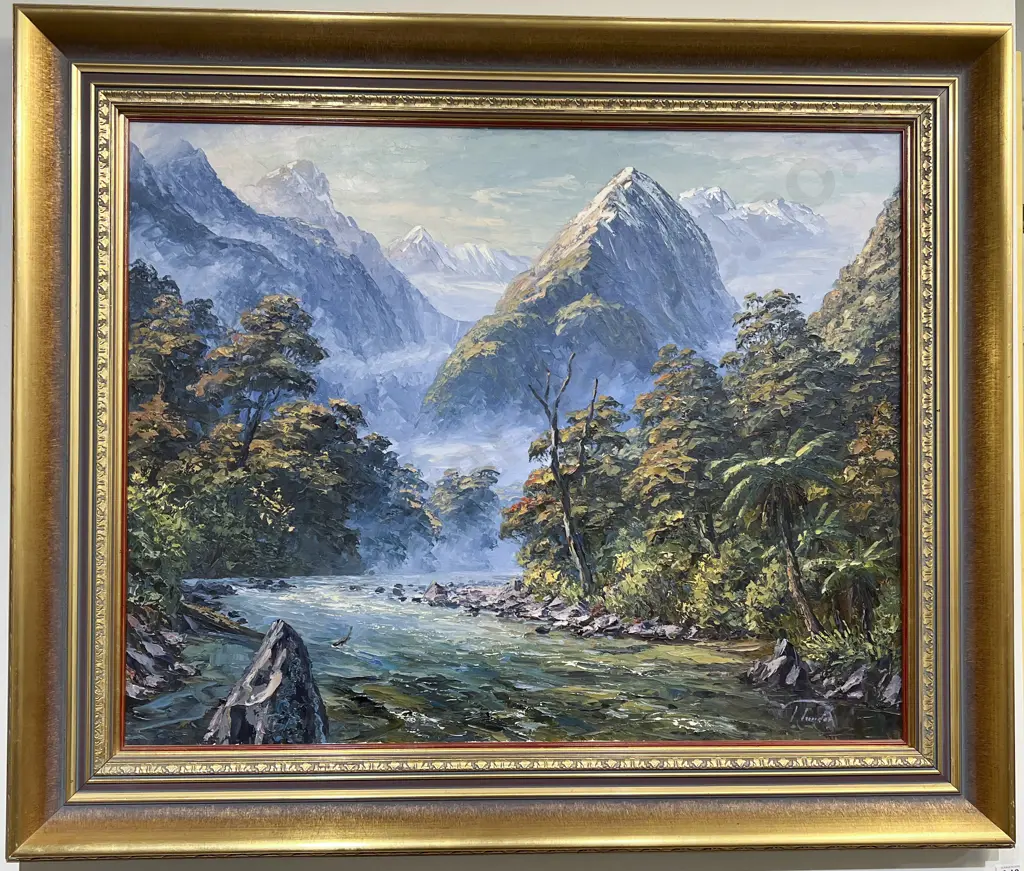 Richard Ponder "Seaforth Valley" Oil on Canvas Image 1++