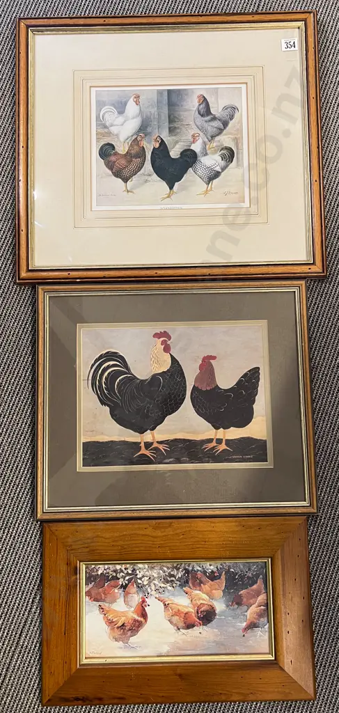 Three Assorted Chook Prints Image 1++