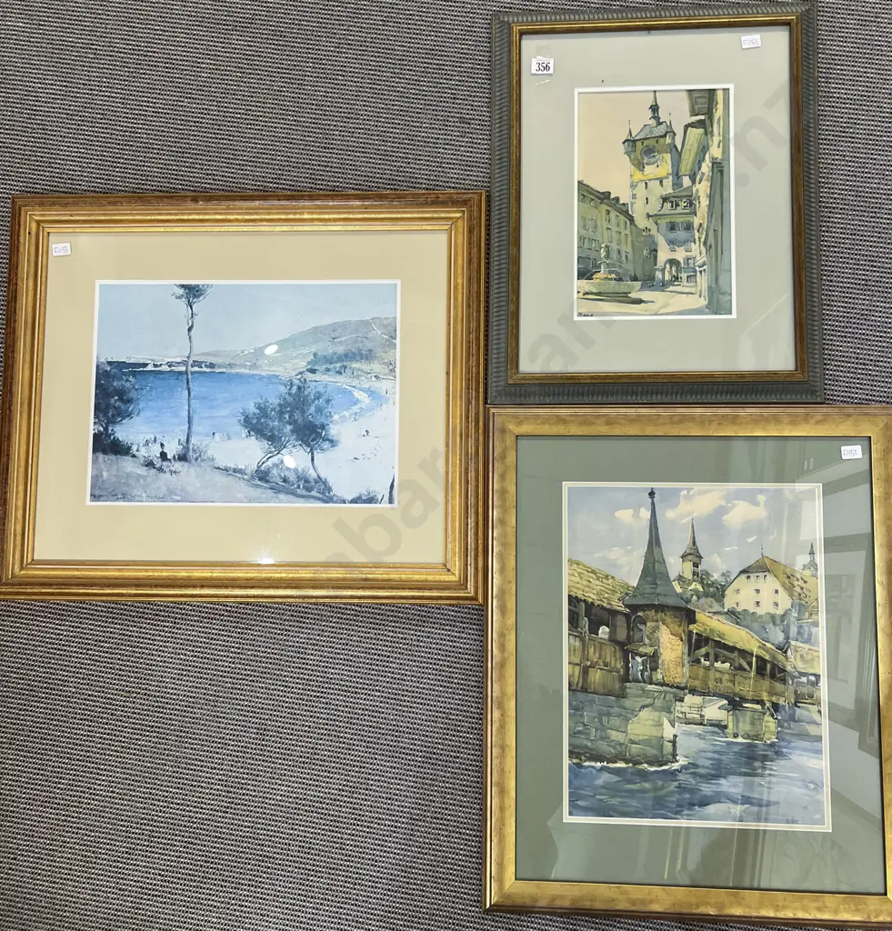 Three Assorted Quality Framed Prints Image 1++