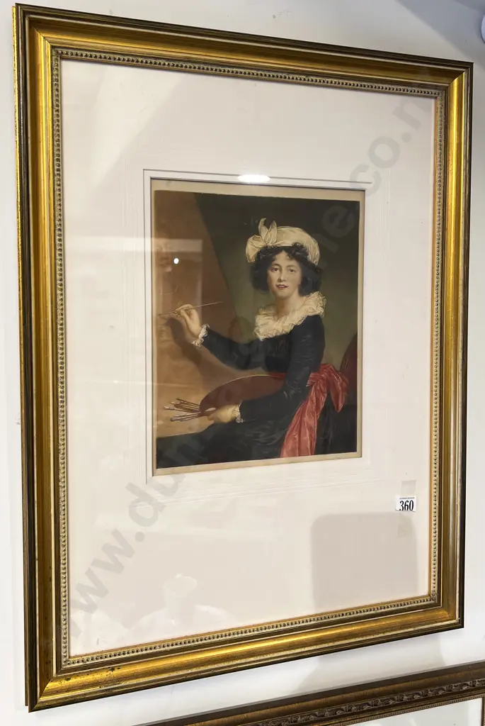 Quality Framed Mezzotint Print Image 1++