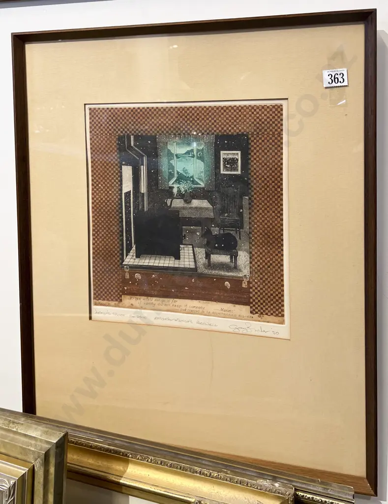 Gary Tricker "Epigrammatist's Farewell" AP 2nd State Image 1++