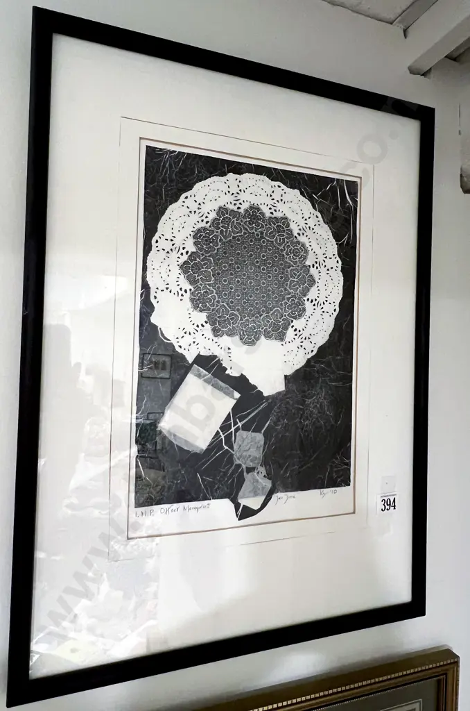 Margaret Knight - Tea Time - Offset Monoprint Image 1++