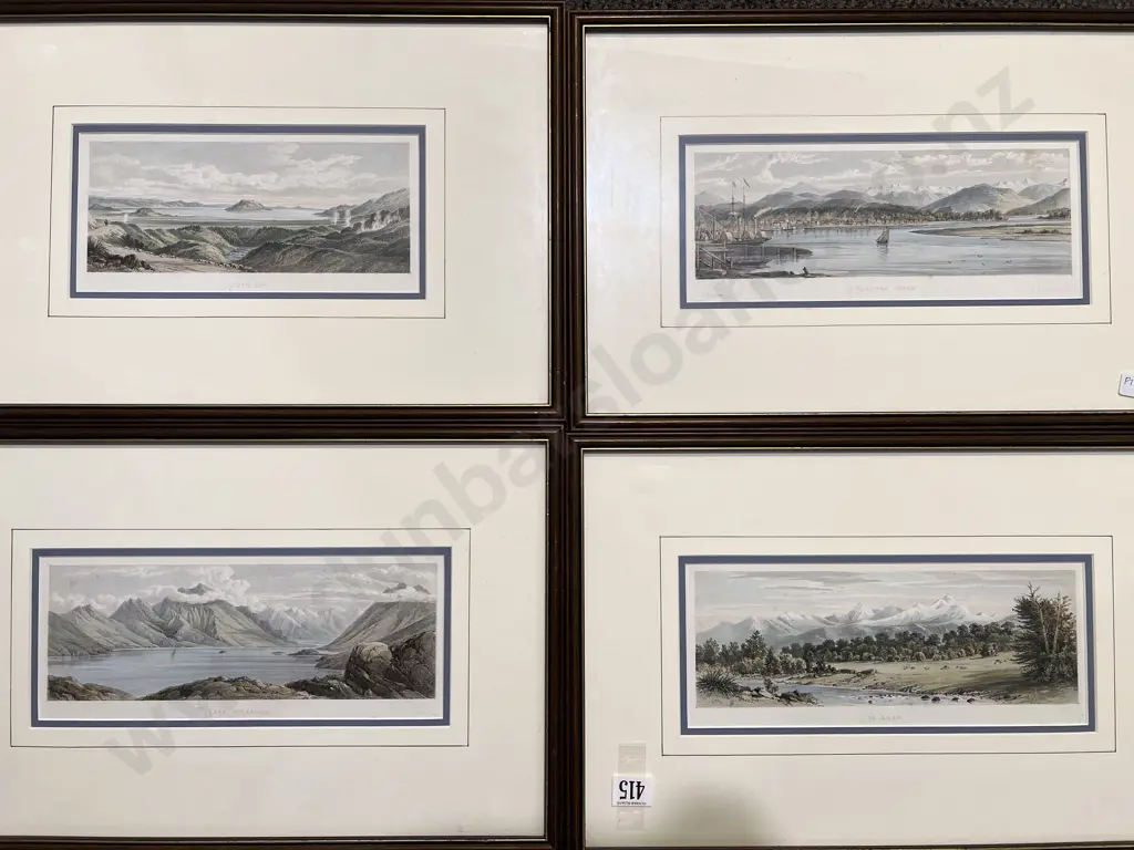 Four NZ Historical Prints Image 1++