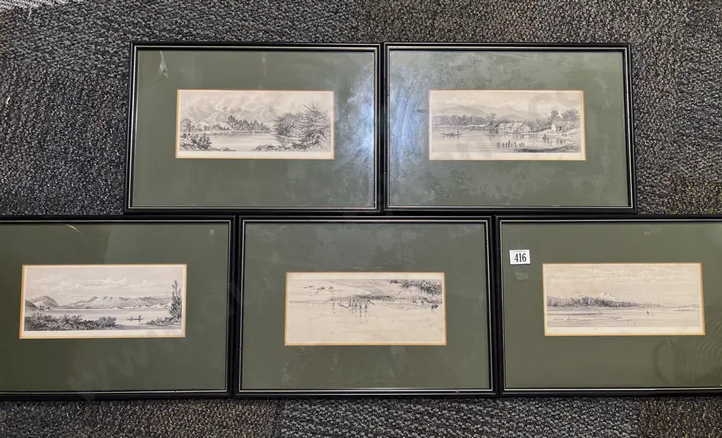 Five NZ Historical Prints Image 1++
