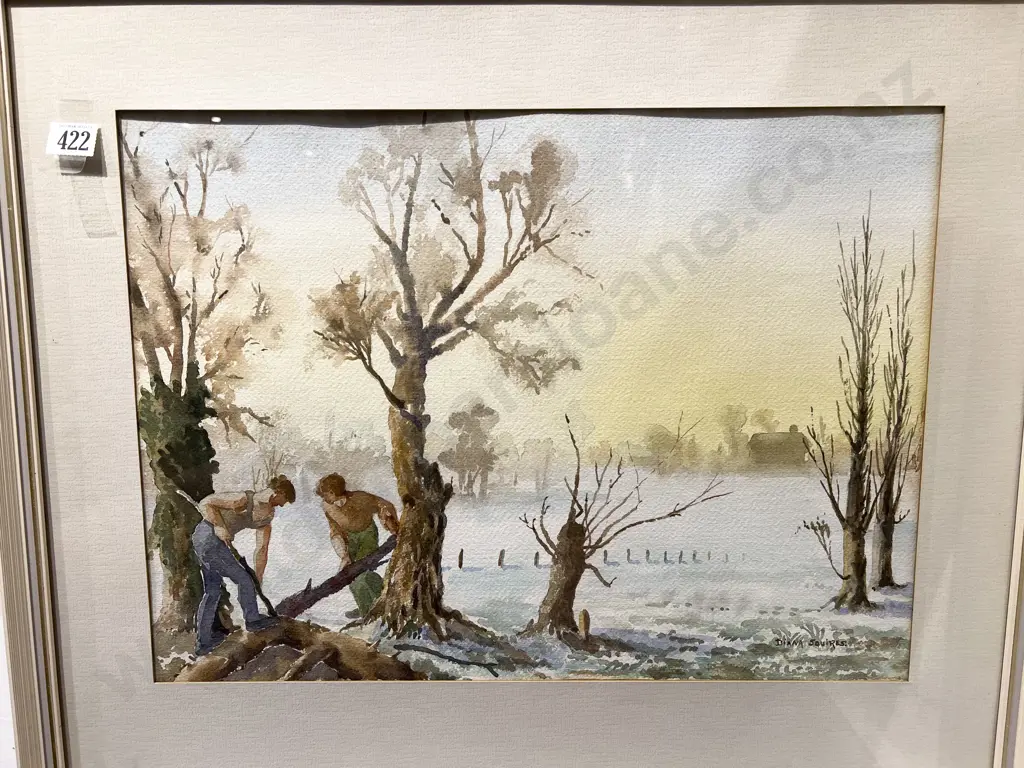 Diana Squires "Frosty Morning" Watercolour Image 1++