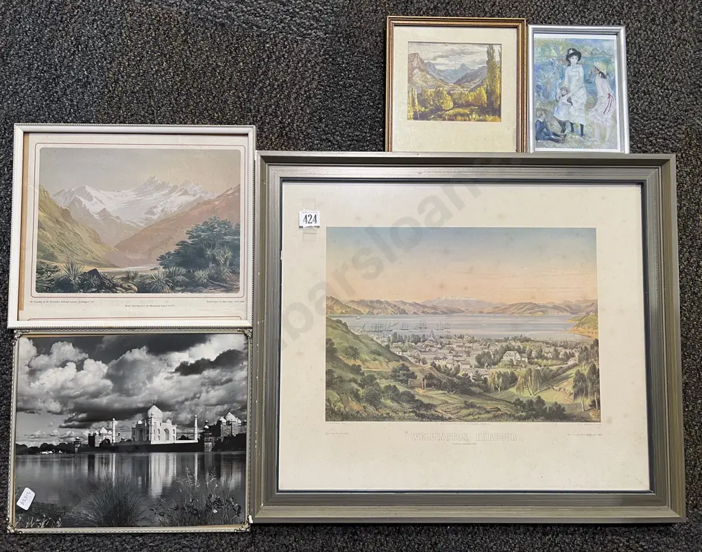 Five Assorted Framed Works Image 1++