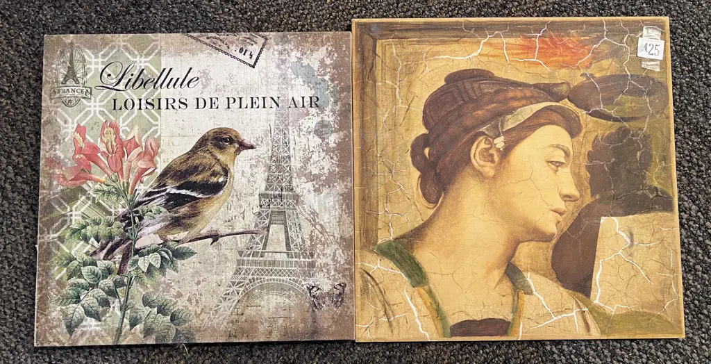Decorative Tile & Print on Canvas Image 1++