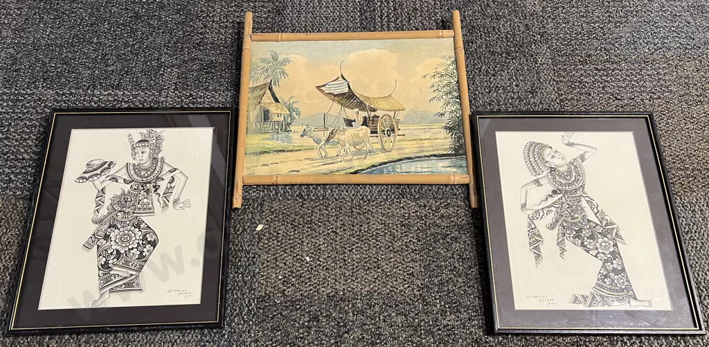 Six Assorted Asian Artworks Image 1++