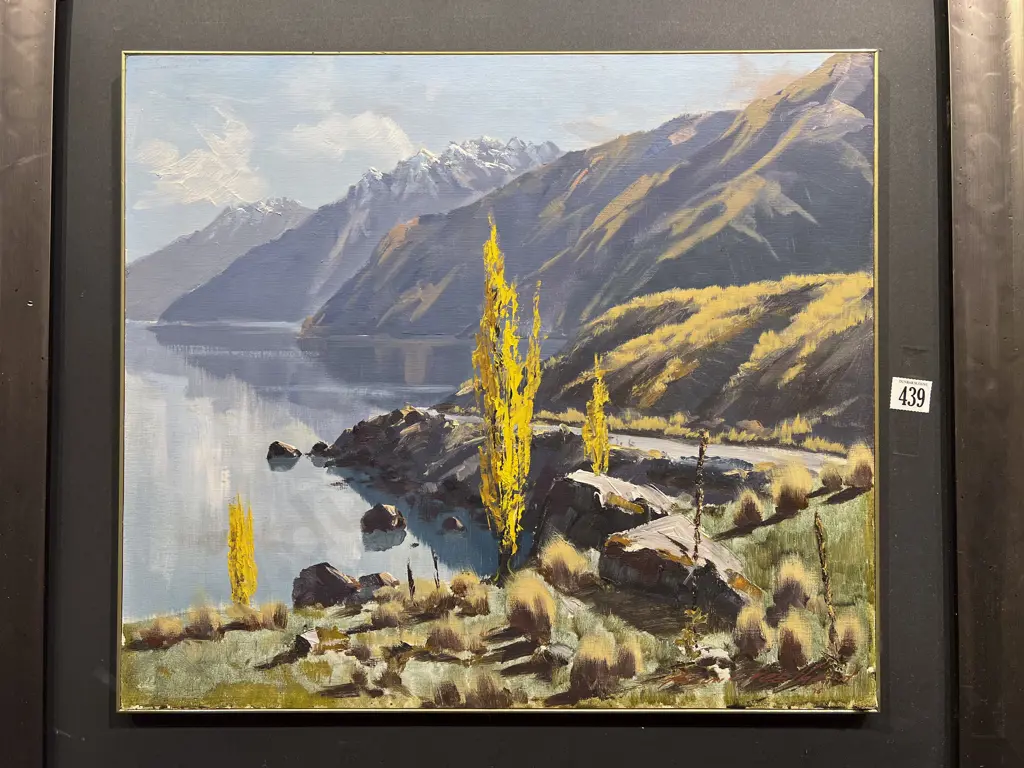 Aston Greathead "Lake Wakatipu" Oil on Board Image 1++