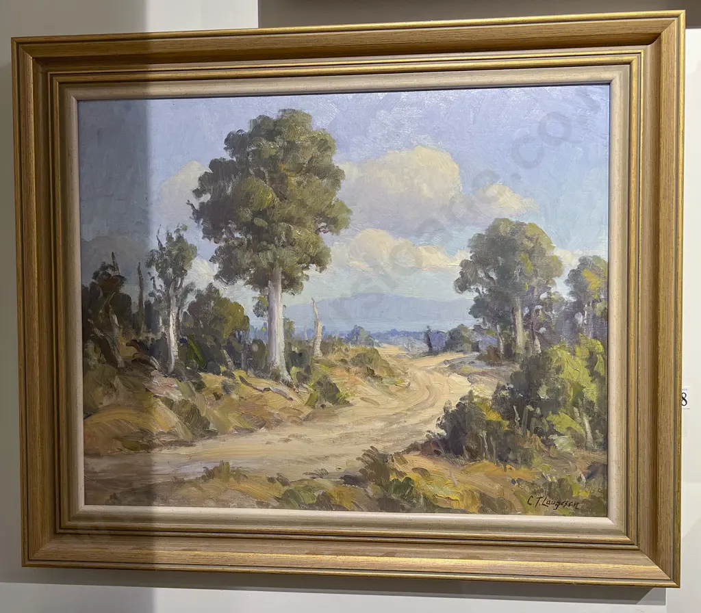 C. T. Laugesen Oil Landscape Image 1++