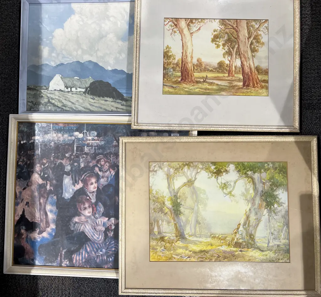 Four Framed Prints & Originals Image 1++