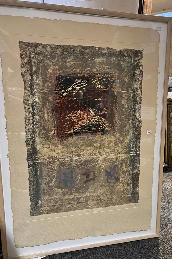 David Dodsworth "Insignia No. 2" Mixed Media Abstract Image 1++
