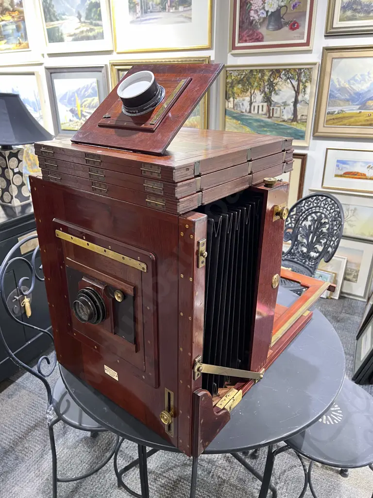 Large and impressive Victorian Mahogany  Plate Camera by W. Watson & Sons London Image 1++